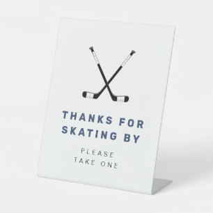 Signe De Table WAYNE Hockey Sport Thème Anniversaire Faveurs
