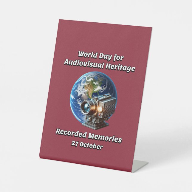 Signe De Table WDAH. Souvenirs enregistrés. 27 octobre (Recto)