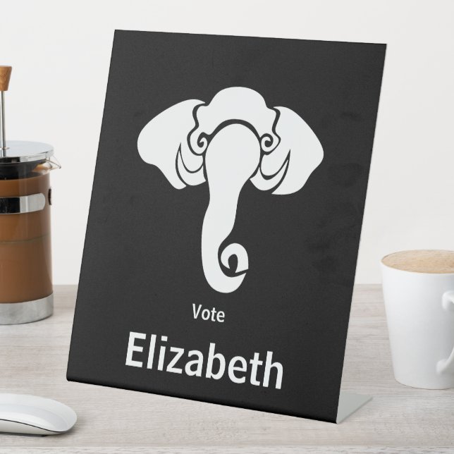 Signe De Table White Elephant Family Home Adresse Républicaine (In SItu)