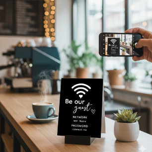 Signe De Table Wifi Personnalisé Décor Maison Nouveau Accueil Cad