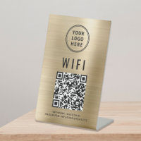 Wifi QR Code Business Logo Scan Pour Connecter Gol
