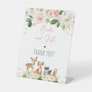 Signe De Table Woodland Girl Books & Gifts Baby shower