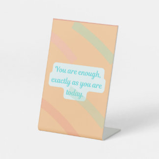 Signe De Table You Are Enough – Gentle Reminder Journal