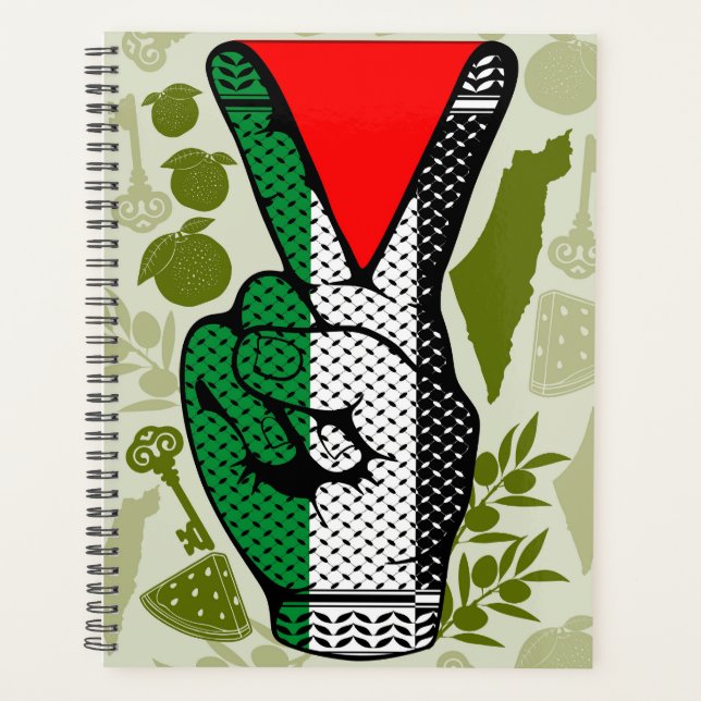 Signe de victoire à la main Résistance Symbole du  (Devant)