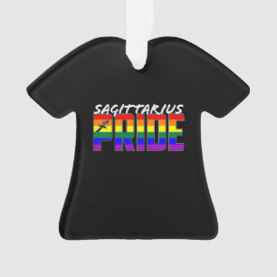 Signe de zodiaque de drapeau de fierté de