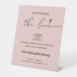 Signe du Hashtag Mariage Amour