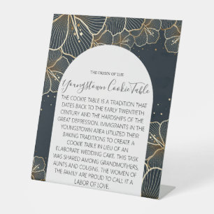 SIGNE DU MARIAGE DE TABLE DE COOKIE JEUNE