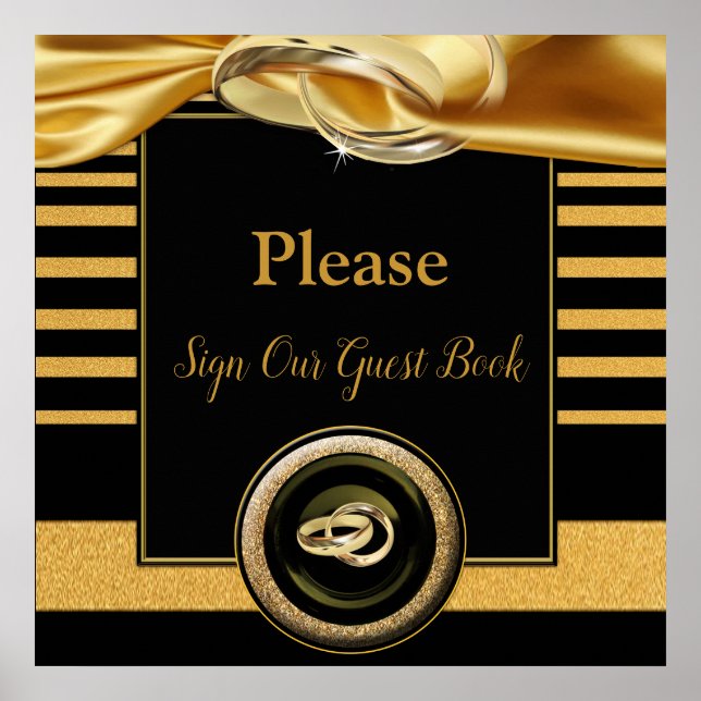 Signe du Mariage du livre d'or Gatsby (Devant)