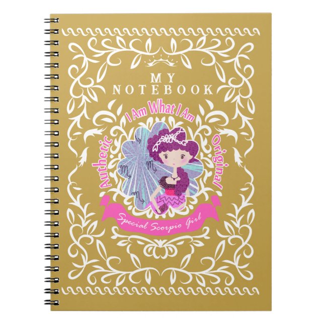 Signe du Scorpion. Cahier (Devant)
