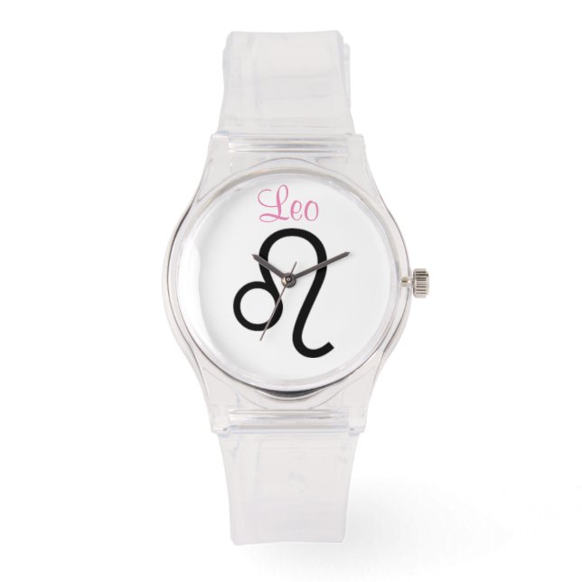 Signe du zodiaque Lion. Montres pour dames. (Recto)