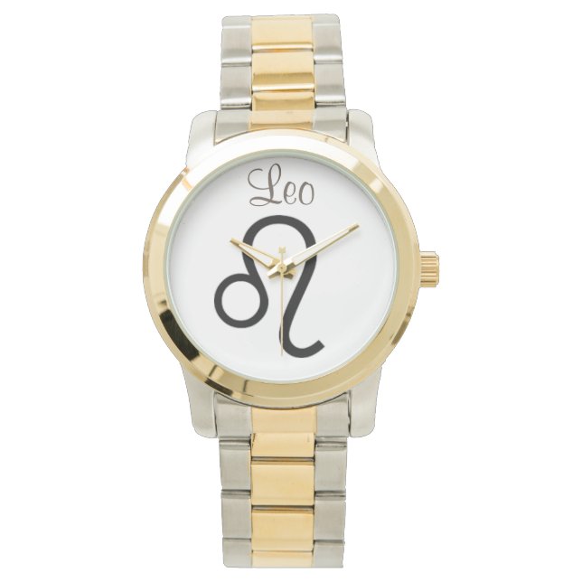 Signe du zodiaque Lion. Montres pour dames. (devant)
