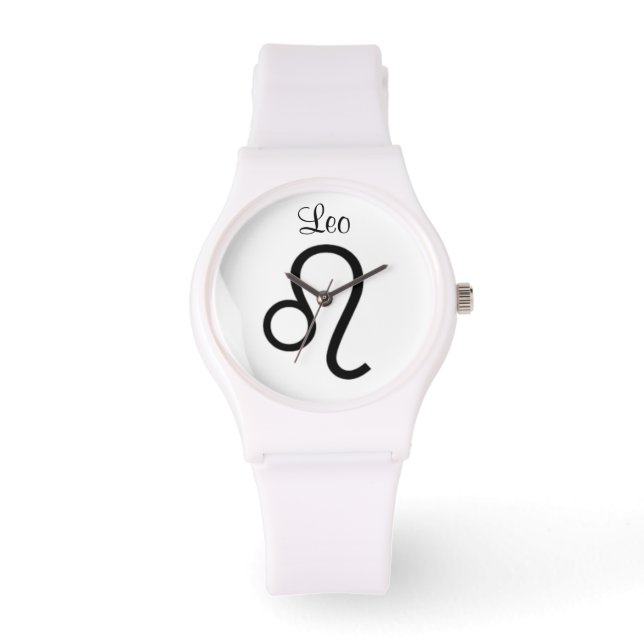 Signe du zodiaque Lion. Montres pour dames. (Recto)