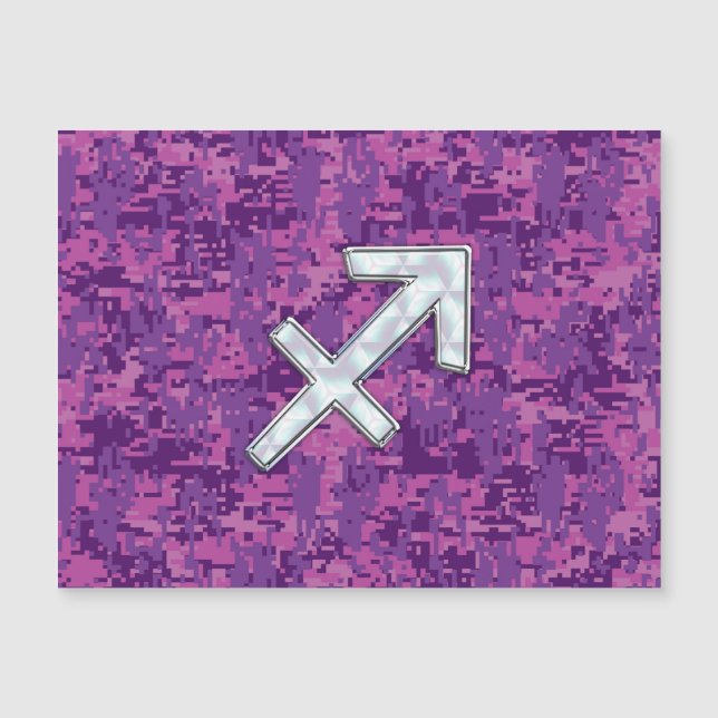 Signe du zodiaque Sagittaire Fuchsia Camouflage nu (Devant)