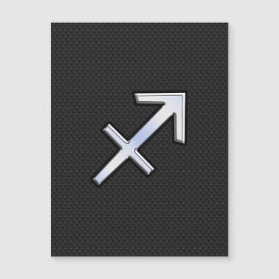 Signe du zodiaque Sagittaire moderne sur peau de s