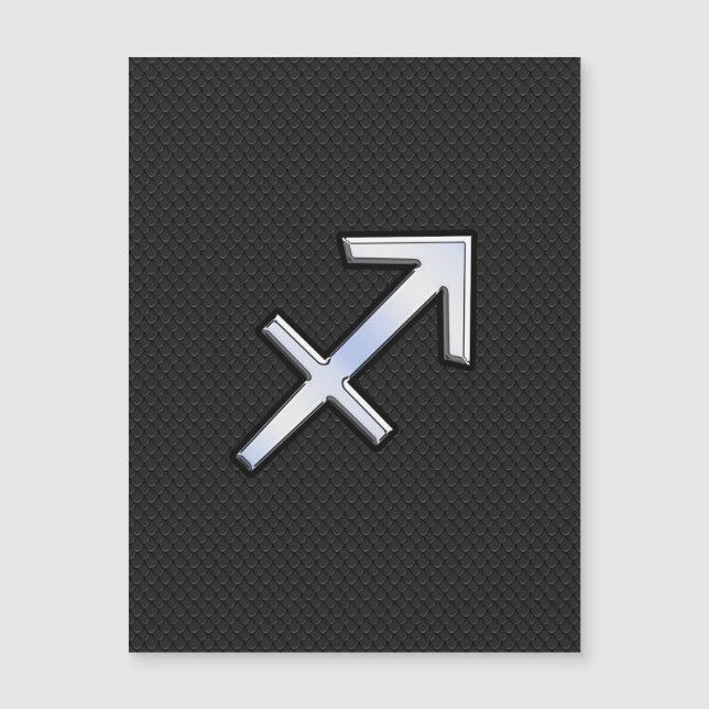 Signe du zodiaque Sagittaire moderne sur peau de s (Devant)