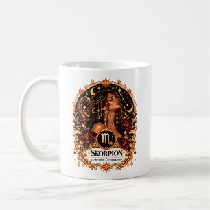 Signe du zodiaque Scorpion - Édition Or / Tasse po