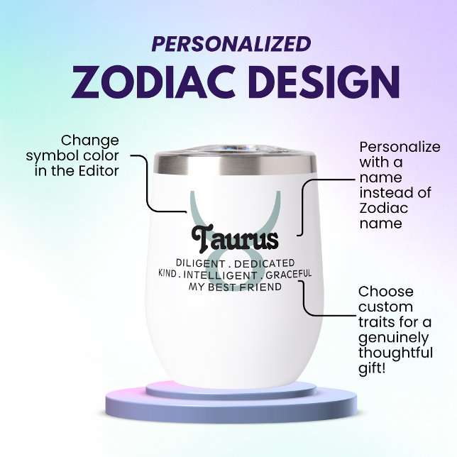 Signe du zodiaque Taureau Traits personnalisés (Créateur téléchargé)