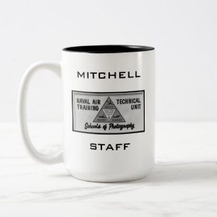 Signe-école photo de la marine No. 1 Mug à deux 