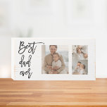 Signe En Bois Beauté Collage photo Meilleur papa Jamais Cadeau<br><div class="desc">Beauty Collage Photo Best Dad Ever Gift est un cadeau personnalisé qui combine beauté et valeur sentimentale pour créer un cadeau significatif pour votre père. Le cadeau est un collage de photos soigneusement sélectionnées de vous et de votre père, arrangé d'une manière belle et artistique. Les photos peuvent être des...</div>