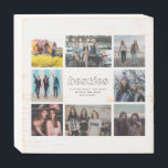 Signe En Bois Besties Meilleur ami Citation Collage photo<br><div class="desc">Faites une belle pièce de décoration personnalisée pour votre chambre ou offrez-en un cadeau à l'un de vos meilleurs amis. Ce panneau de montage photo design "besties" est personnalisé avec huit de vos photos d'amis préférées et une citation d'amitié.</div>