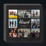 Signe En Bois Blessé Meilleur Ami Citation Photo Collage<br><div class="desc">Faites une belle pièce de décoration personnalisée pour votre chambre ou offrez-en un cadeau à l'un de vos meilleurs amis. Ce panneau de montage photo "béni" design est personnalisé avec huit de vos photos d'amis préférées et une citation d'amitié.</div>