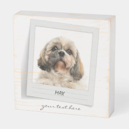 Signe En Bois Cadre photo personnalisé pour l'anniversaire de vo