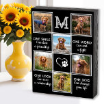 Signe En Bois Citation Amoureux des chiens Conserver Unique Pet<br><div class="desc">Célébrez votre meilleur ami avec un amoureux des chiens personnalisé photo collage en bois panneau boîte en bois. Cette plaque de conservation de la photo pour chien de compagnie unique est le cadeau idéal pour vous, votre famille ou vos amis pour honorer votre meilleur chien ou comme un mémorial pour...</div>