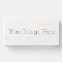 Signe En Bois Create Your Own Birch Wood Box Sign