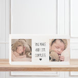 Signe En Bois Deux photos modernes | Vous Rendez Notre Vie Compl<br><div class="desc">Deux photos modernes | Vous Rendez Notre Vie Complète</div>