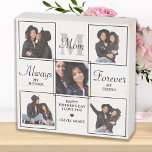 Signe En Bois Élégant MOM Personnalisé Monogramme 5 Photo Collag<br><div class="desc">Surprenez maman cette journée de mère avec un 5 photo unique poème mère et monogramme en bois signe boîte. "Always My Mother, Forever My Friend" Personnalisez cette plaque de maman avec photos, message et nom favoris. Visitez notre collection pour les meilleurs cadeaux de la mère de jour et cadeaux de...</div>