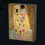 Signe En Bois Gustav Klimt | The Kiss, 1907-08<br><div class="desc">The Kiss,  1907-08 | par Gustav Klimt | Lieu de l'art : Osterreichische Galerie Belvedere,  Vienne,  Autriche | Artiste autrichien | Numéro de collection d'images : XAM601</div>