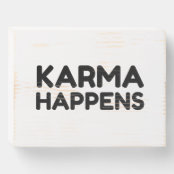 Karma Le Feu De Flambage Plaque De Citation De Zazzle Fr