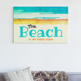 Signe En Bois La Plage