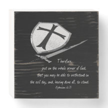 Mets sur toute l'armure de Dieu épée et bouclier