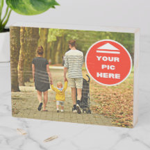 Mignonne ! Panneau Boîte en bois - Personnalisé 8"