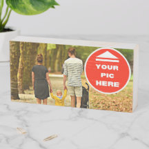 Mignonne ! Panneau boîte en bois - Personnalisé 8"