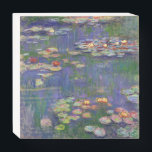 Signe En Bois Monet Water Lilies Chef-d'oeuvre Peinture<br><div class="desc">Monet Water Lilies - Ce tableau Monet classique a été peint par Claude Monet en 1916. Il fait partie de sa célèbre collection de nénuphars où il peint dans son jardin à Giverney,  France. Un tableau de chef-d'oeuvre.</div>