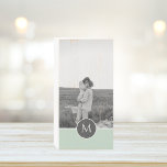 Signe En Bois Monnaie Pastel minimaliste Nom et photo personnali<br><div class="desc">Monnaie Pastel minimaliste Nom et photo personnalisés</div>