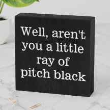 n'est-ce pas un petit rayon de pitch noir