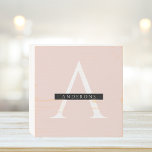 Signe En Bois Nom personnel minimaliste Pastel Pink<br><div class="desc">Nom personnel minimaliste Pastel Pink</div>