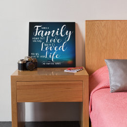 Signe En Bois Objectifs familiaux