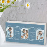 Signe En Bois Papa 3 Vertical Photo Mots d'amour Personnalisé<br><div class="desc">Un cadeau de bloc photo en bois pour un nouveau père ou un parent établi - vous pouvez dire papa, papa, papa par exemple, ou c'est tout aussi facile de personnaliser pour quelqu'un d'autre. Le modèle photo affiche 3 de vos photos préférées au format vertical avec des angles arrondis. Écrit...</div>