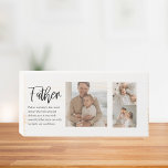 Signe En Bois Photo Collage Moderne Avec Père Meilleur Devis Cad<br><div class="desc">Une photo de collage moderne avec une citation sincère sur un père est le cadeau parfait pour montrer votre appréciation et l'amour pour votre père. Ce cadeau unique et personnalisé est une excellente façon de présenter vos souvenirs préférés ensemble et d'express votre gratitude pour tout ce qu'il a fait pour...</div>