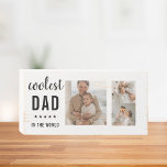 Signe En Bois Photo Collage moderne Happy Fête des pères Cadeau<br><div class="desc">Le cadeau "Modern Collage Photo Colorful Best Dad Ever" est un cadeau personnalisé et unique pour tout père qui mérite d'être célébré. Le cadeau est une photo collage composée de plusieurs images individuelles qui ont été soigneusement arrangées pour créer un design étonnant et attrayant. Le don est une excellente façon...</div>