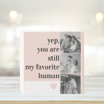 Signe En Bois Photo Collage Moderne & Romantique Jolie Citation<br><div class="desc">Photo Collage Moderne & Romantique Jolie Citation Cadeau</div>