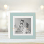 Signe En Bois Photo Famille Moderne Mint Simple Lovely Cadeau<br><div class="desc">Photo Famille Moderne Mint Simple Lovely Cadeau</div>