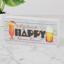 Pourquoi limiter HAPPY à une heure ? Panneau Bois