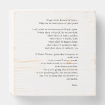 Prière de la Paix de Saint François d'Assise