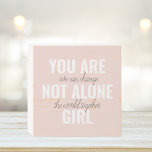 Signe En Bois Vous N'Êtes Pas Une Seule Fille Citation De Motiva<br><div class="desc">Vous N'Êtes Pas Une Seule Fille Citation De Motivation Positive</div>