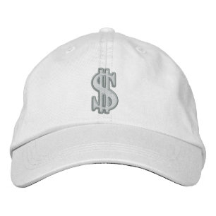 SIGNE EN DOLLAR EN ESPÈCES Casquette brodé